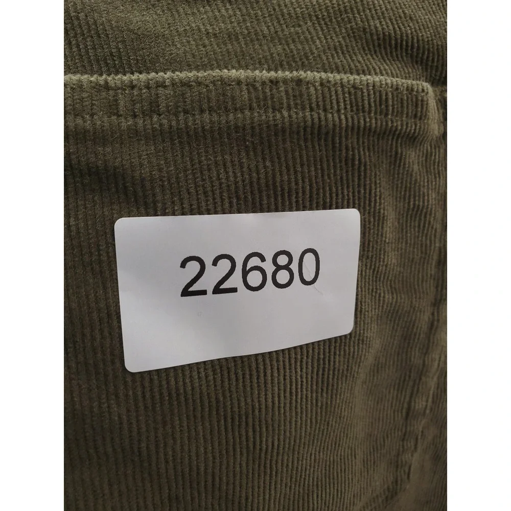 J.Crew Pants Mens 33x32 Green Oarsman 770 Straight Corduroy Chino Cords Stretch